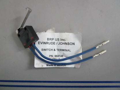 NEW OEM 984148 0984148 OMC Johnson Evinrude Switch & Terminal 0820