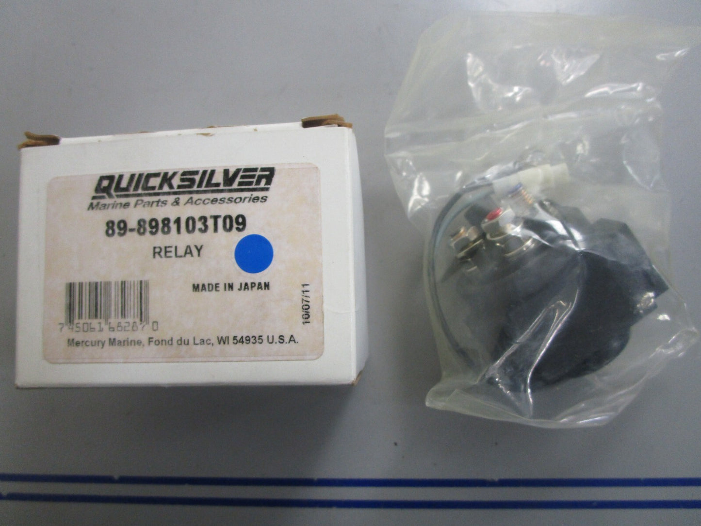 *NEW OEM* 0820 Mercury Quicksilver Relay 89-898103T09
