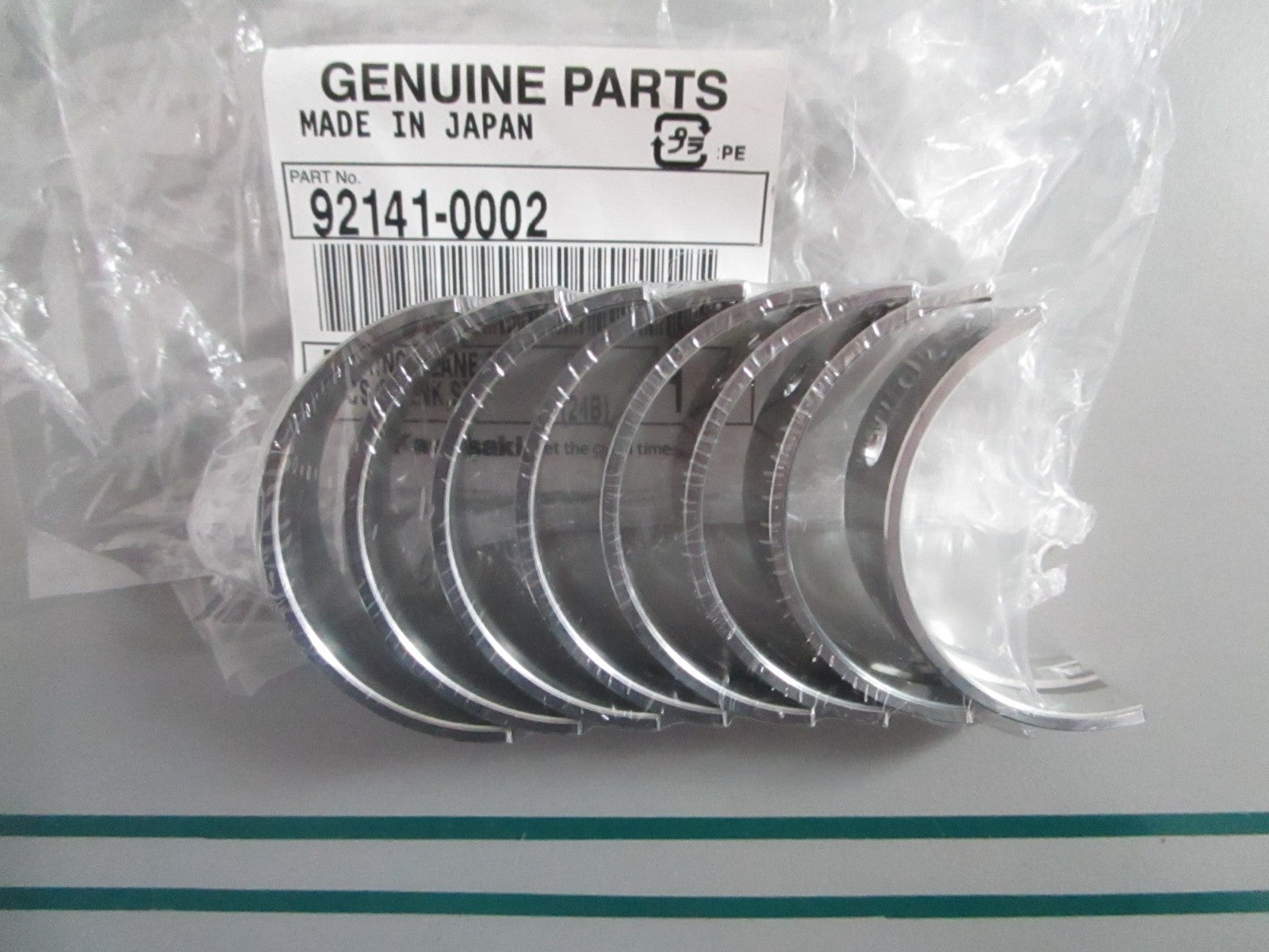 NEW OEM 92141-0002 Kawasaki 8 Bearing Set 0820