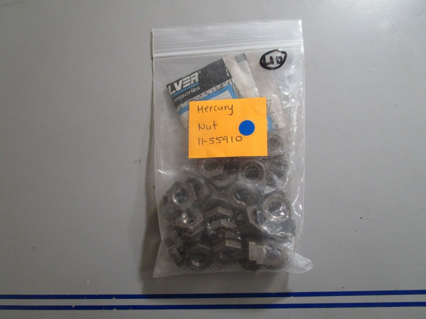*NEW OEM* (LOT OF 4) 0770 Mercury Quicksilver Nut 11-55910