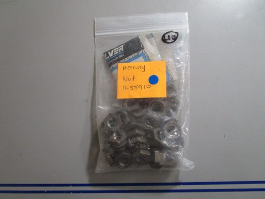 *NEW OEM* (LOT OF 4) 0770 Mercury Quicksilver Nut 11-55910