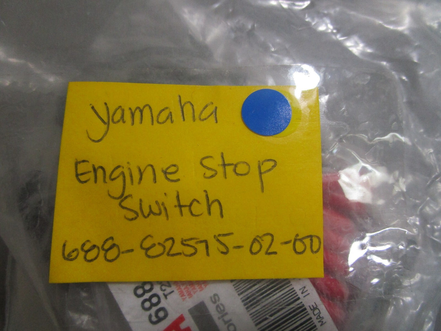 *NEW OEM* 0810 Yamaha Engine Stop Switch 688-82575-02-00