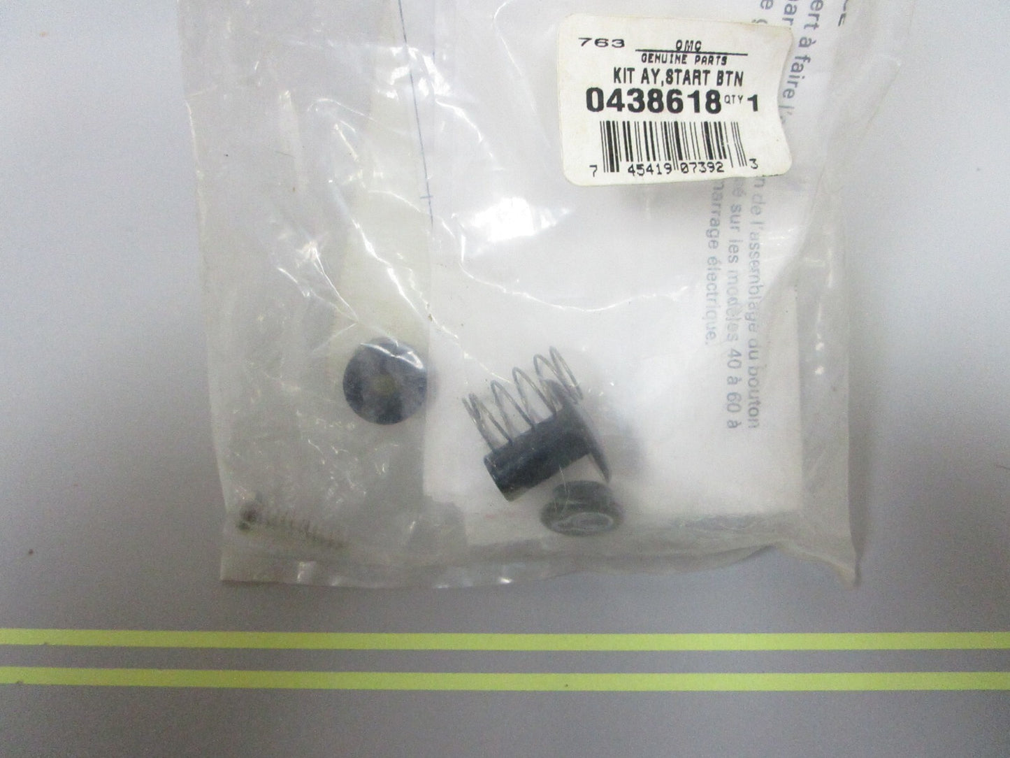 *NEW OEM* 0810 OMC Johnson Evinrude Start Button Kit 438618 0438618