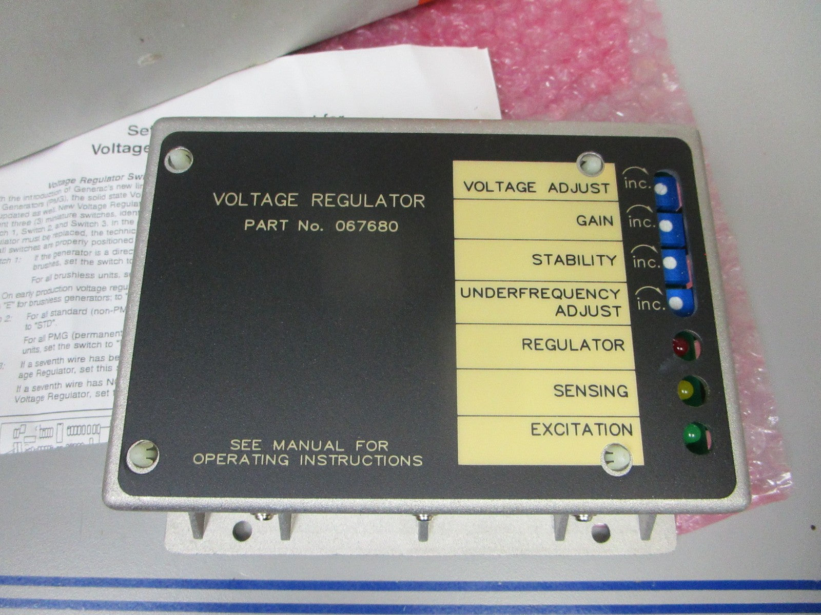 *NEW OEM* 0720 Generac Voltage Regulator 0676800SRV