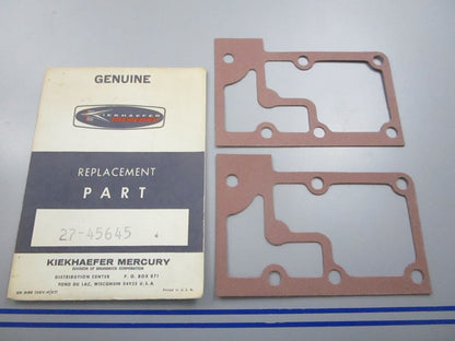 NEW OEM (LOT OF 2) 27-45645 Mercury Quicksilver Gasket 0810