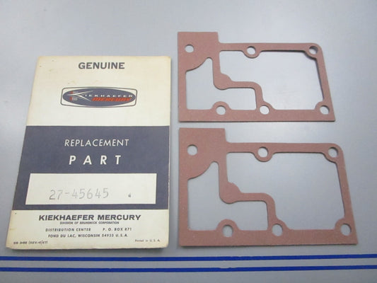 NEW OEM (LOT OF 2) 27-45645 Mercury Quicksilver Gasket 0810