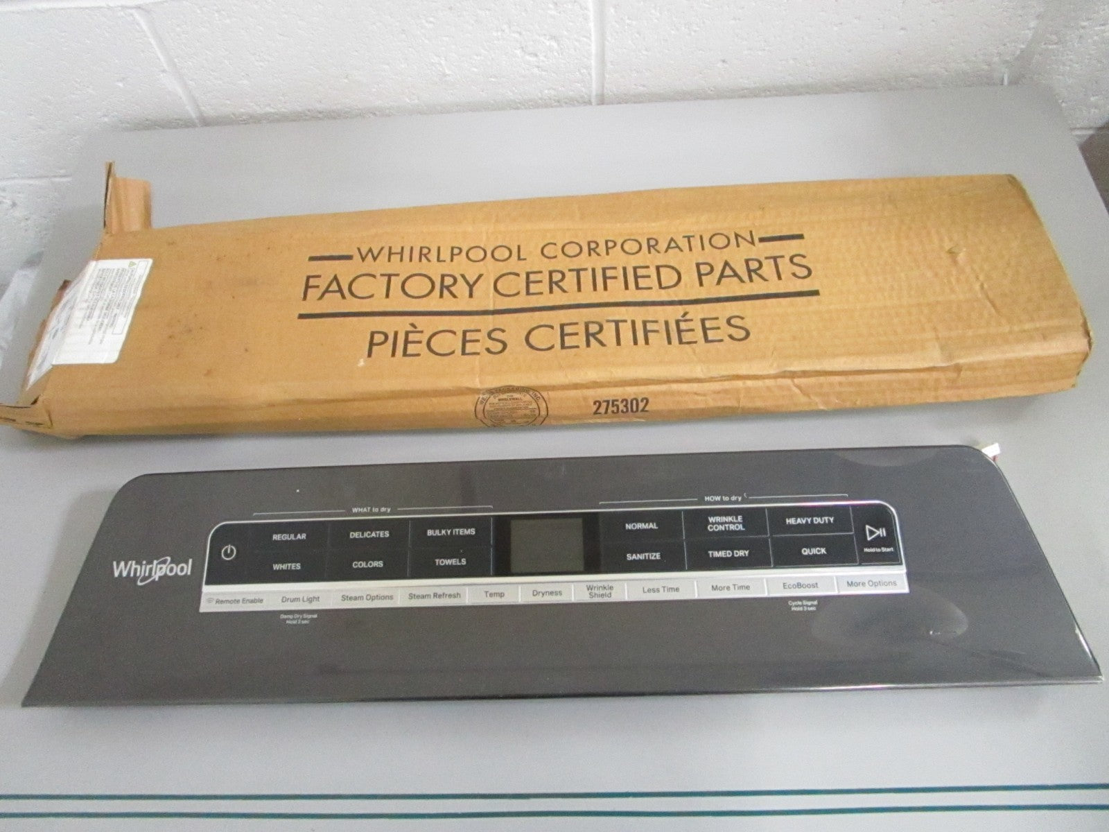 Whirlpool NEW OEM Dryer Control Panel W11419059 Replaces W11164034 Genuine 0820