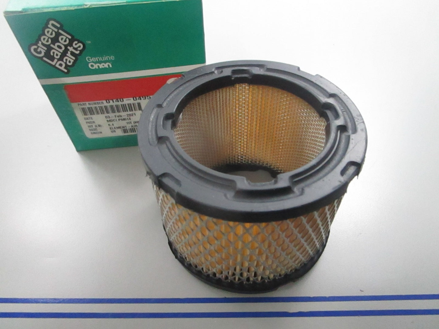 *NEW OEM* 0810 Onan Air Cleaner Element 0140-0495