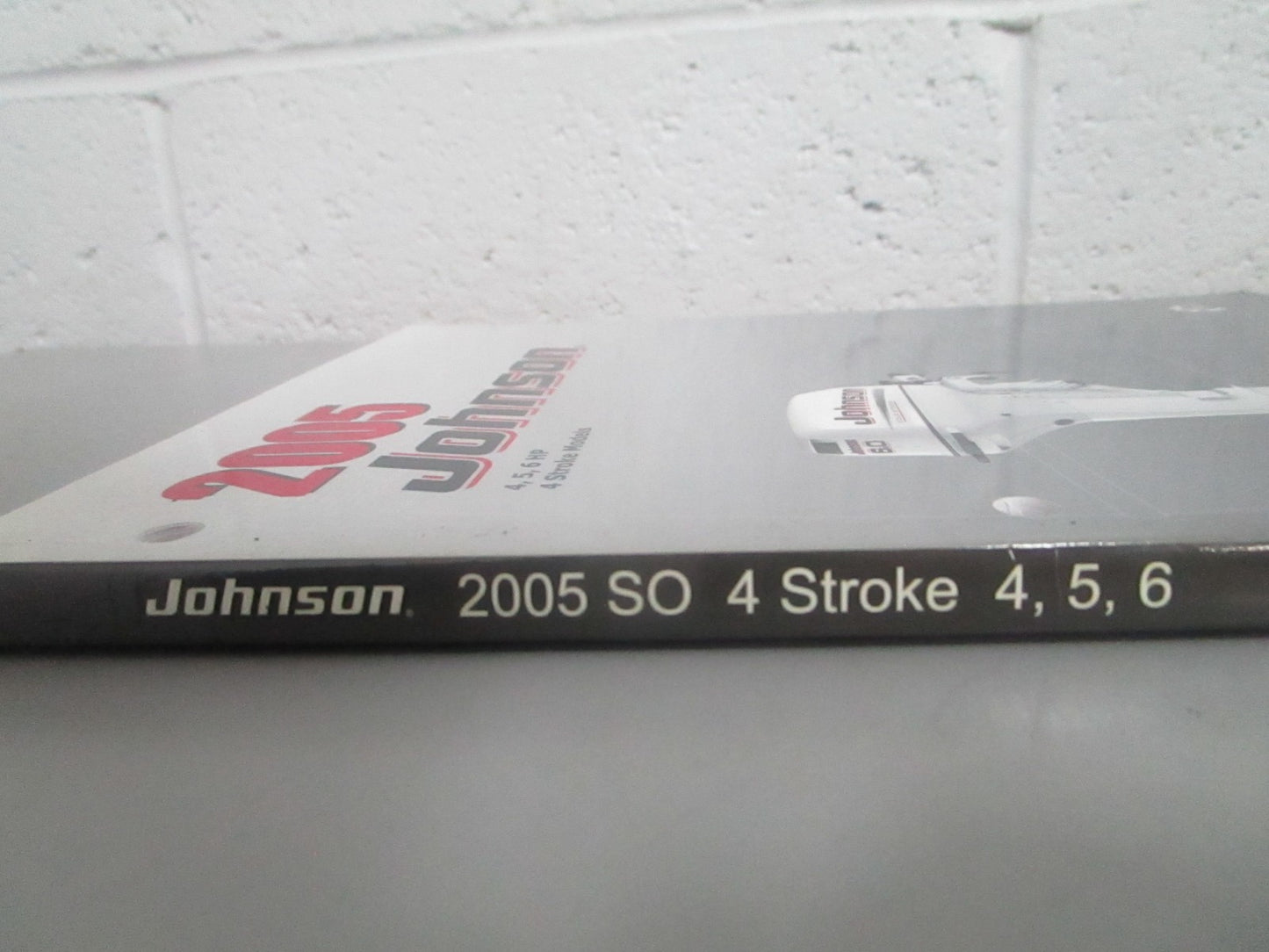 *NEW OEM* 0820 OMC Johnson Evinrude 2005 4,5,6HP 4-Stroke Models Manual 5005988