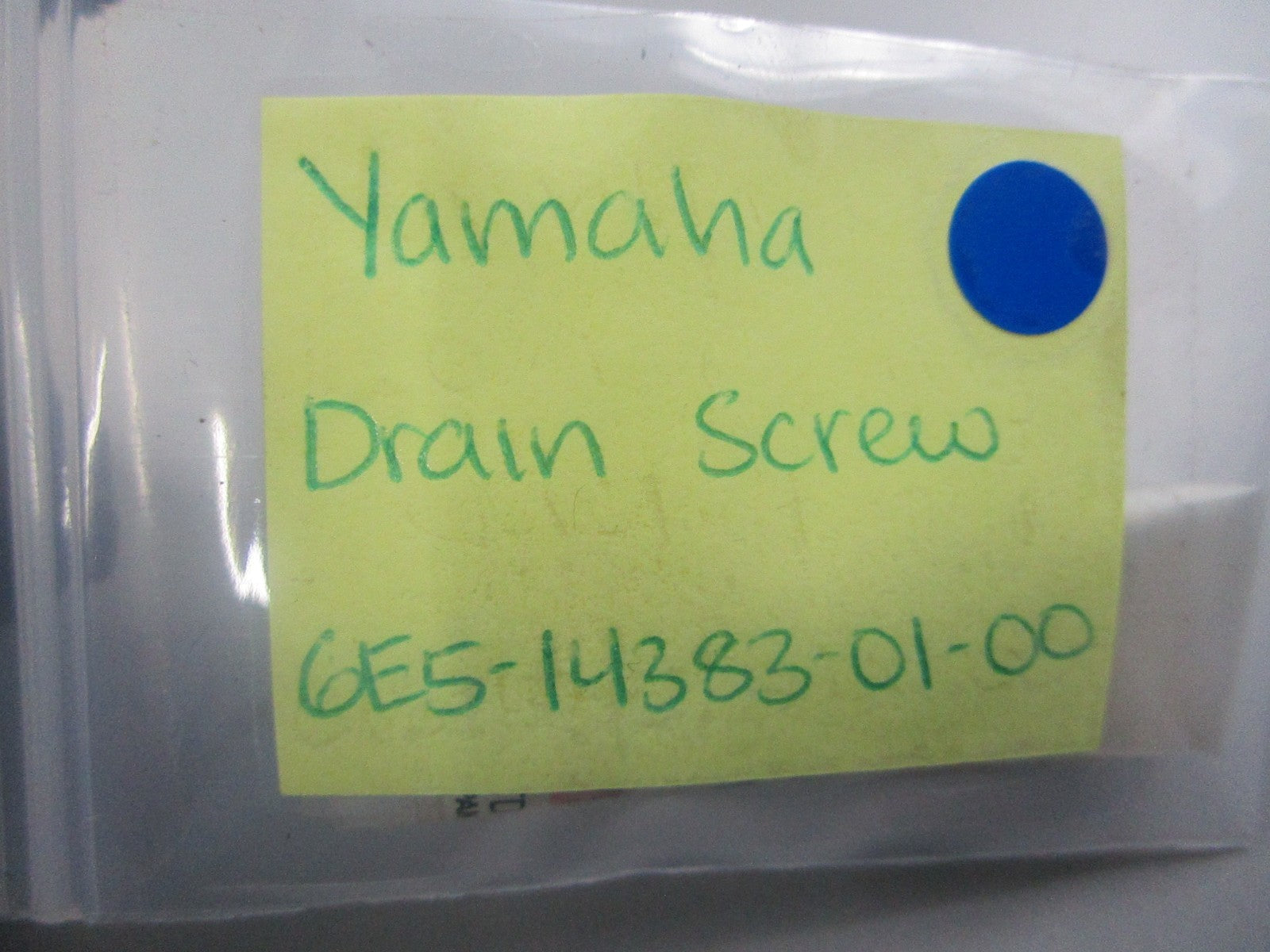 *NEW OEM* 0810 Yamaha Drain Screw 6E5-14383-01-00