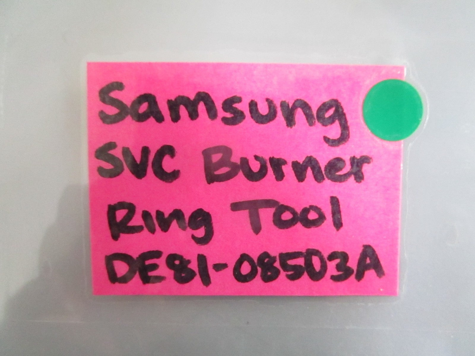 NEW OEM DE81-08503A Samsung SVC Burner Ring Tool 0820