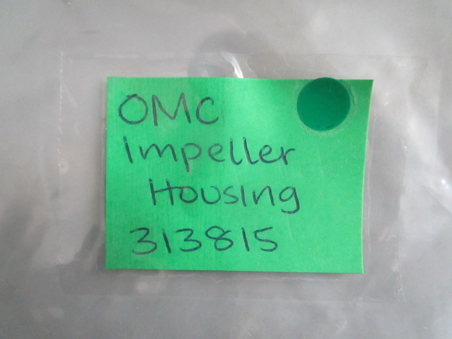 NEW OEM 313815 0313815 OMC Johnson Evinrude Impeller Housing 0820