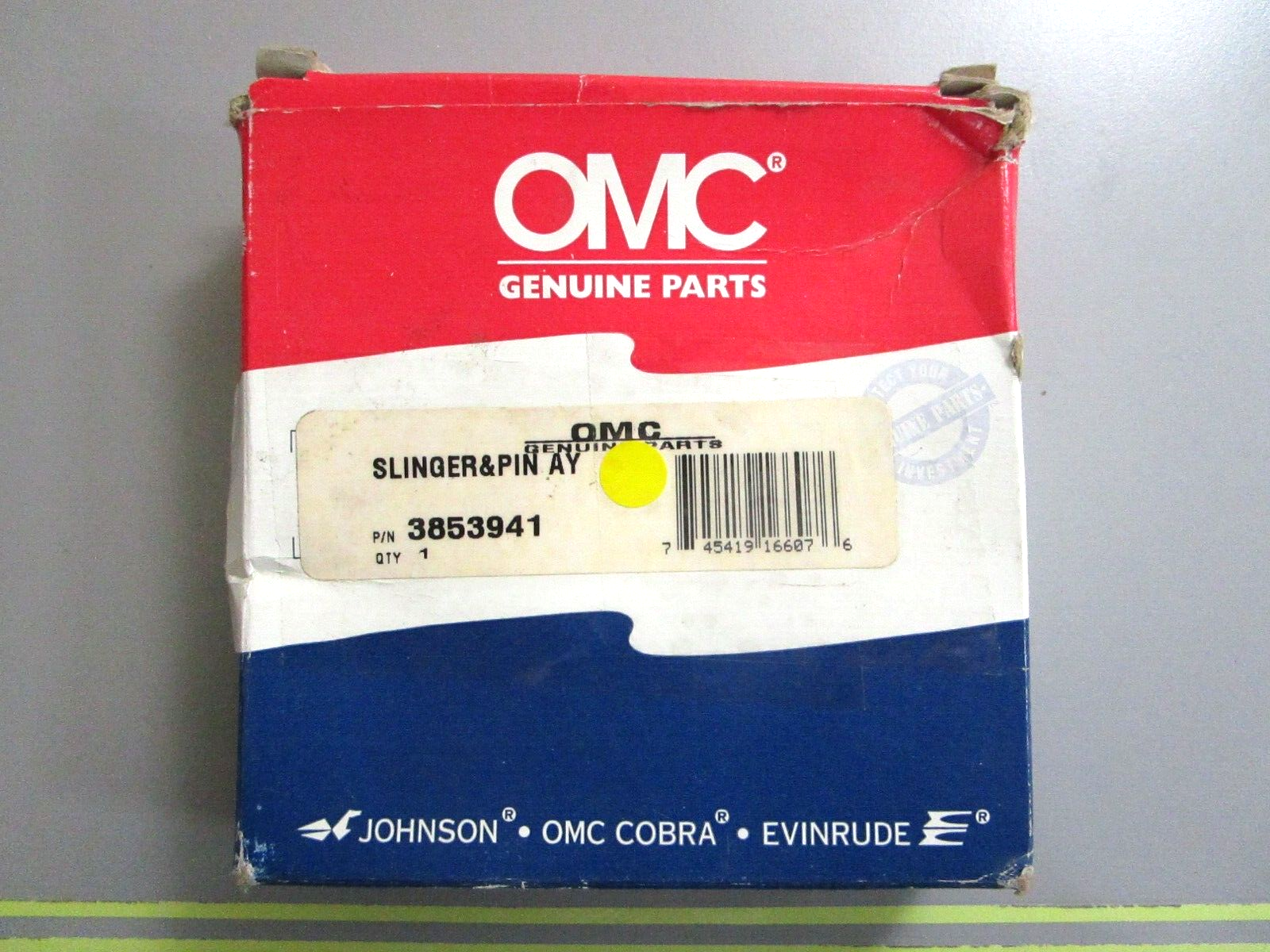 *NEW OEM* 0750 OMC Johnson Evinrude SLINGER & PIN AY 3853941