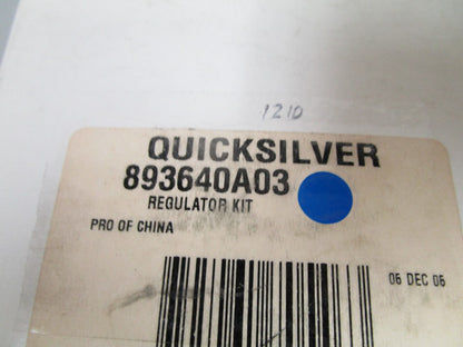 *NEW OEM* 0720 Mercury Quicksilver Regulator Kit 893640A03