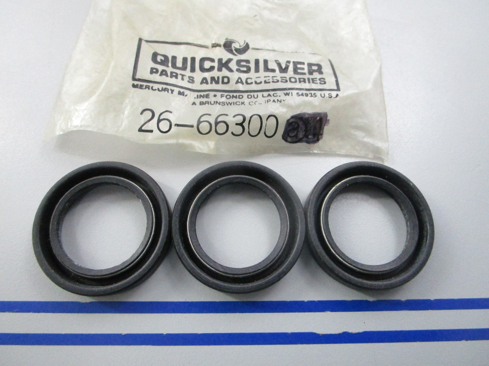 NEW OEM (LOT OF 3) 26-66300 Mercury Quicksilver Seal 0810