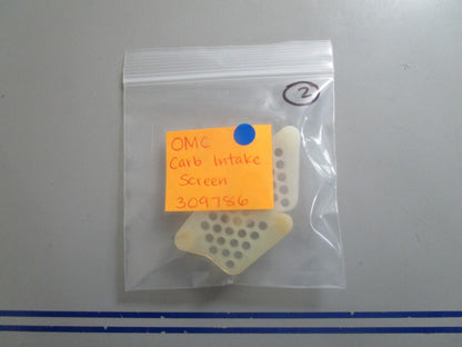 *NEW OEM* 0810 OMC Johnson Evinrude Carburetor Intake Screen 309786 0309786