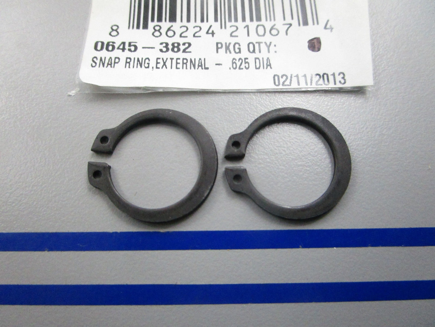NEW OEM (LOT OF 2) 0645-382 Arctic Cat Snap Ring 0810
