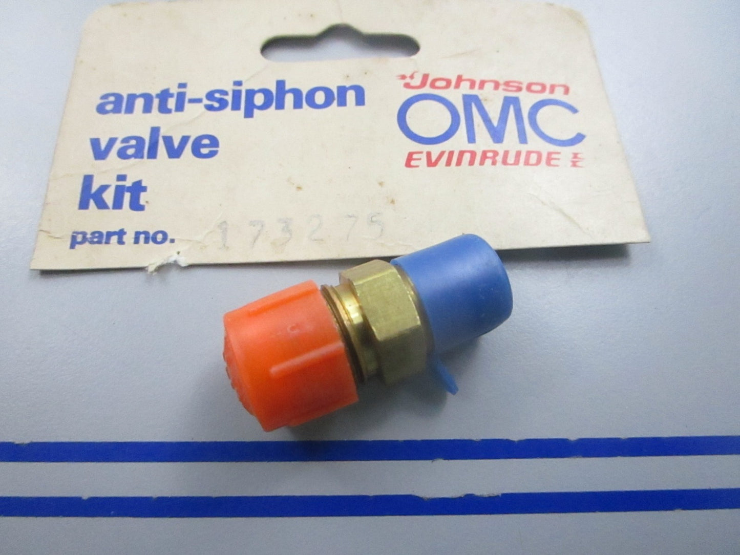 NEW OEM 173275 0173275 OMC Johnson Evinrude Anti-Siphon Valve Kit 0810