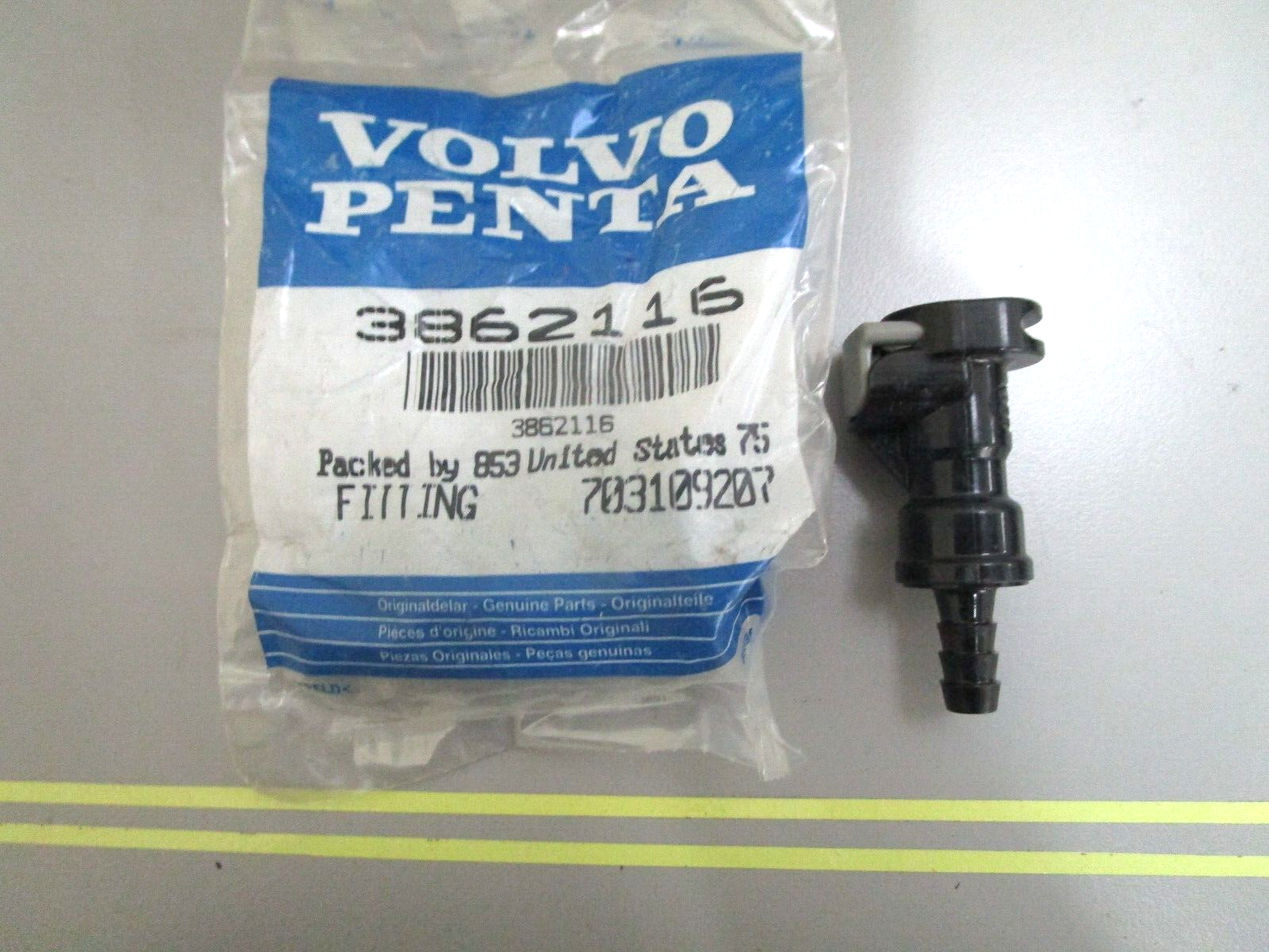 *NEW OEM* 0750 Volvo Penta FITTING 3862116