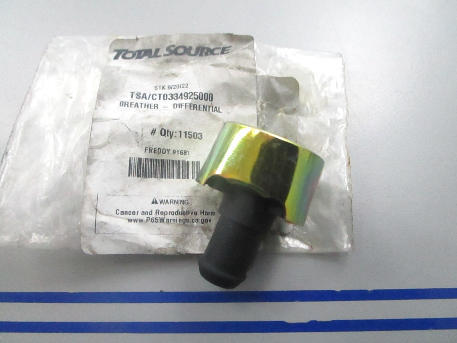 *NEW* 0810 Total Source Differential Breather 0334925000 For: CAT
