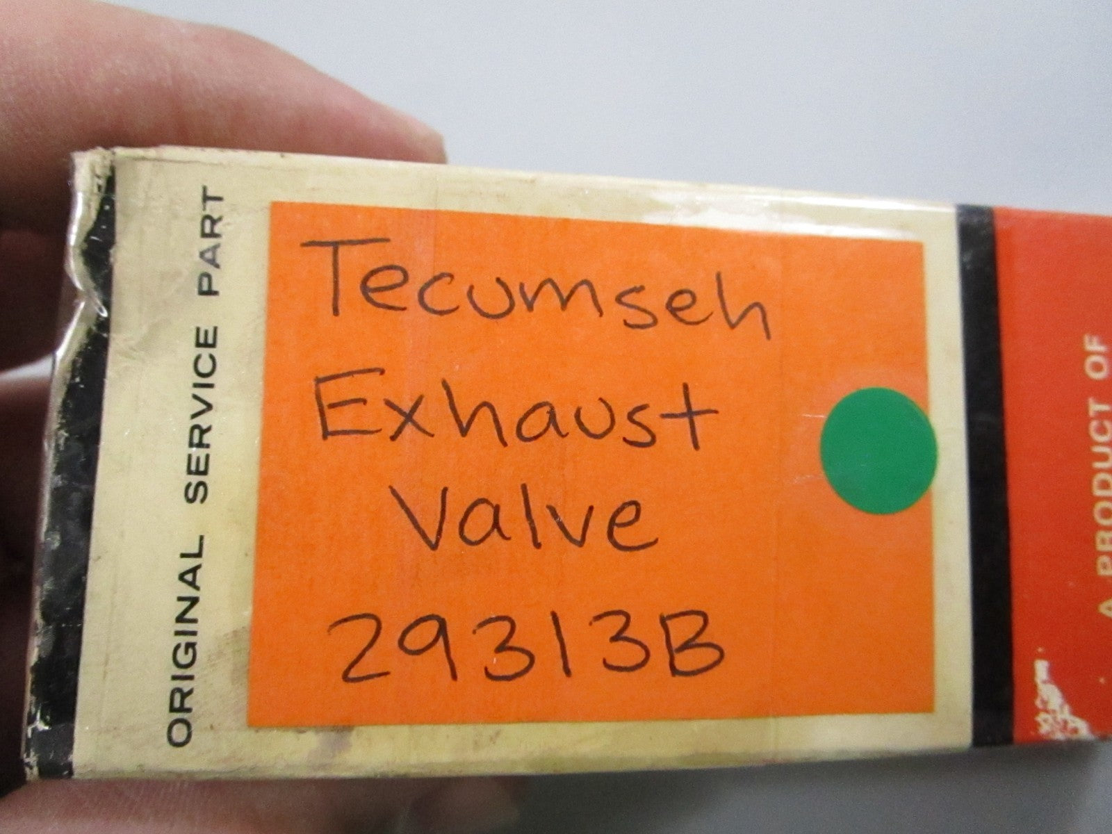 NEW OEM 29313B Tecumseh Exhaust Valve 0810