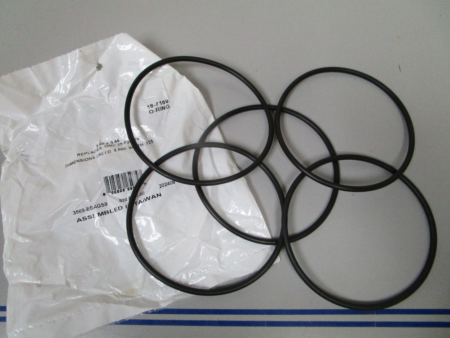 *NEW* (LOT OF 5) 0810 Sierra O-Ring 18-7169 Replaces: 25-F24278