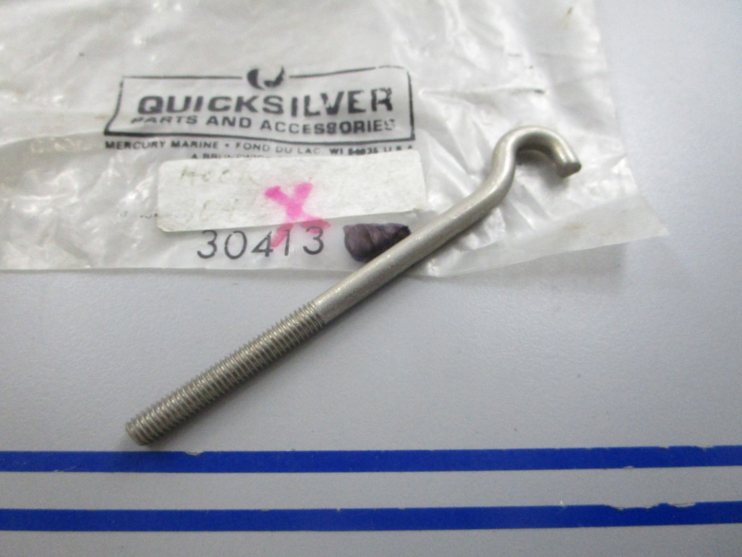 NEW OEM 30413 Mercury Quicksilver Hook 0810