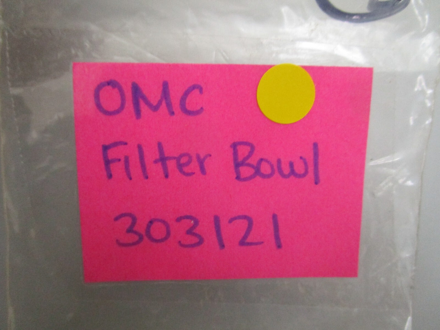 *NEW OEM* 0820 OMC Johnson Evinrude Filter Bowl 303121 0303121