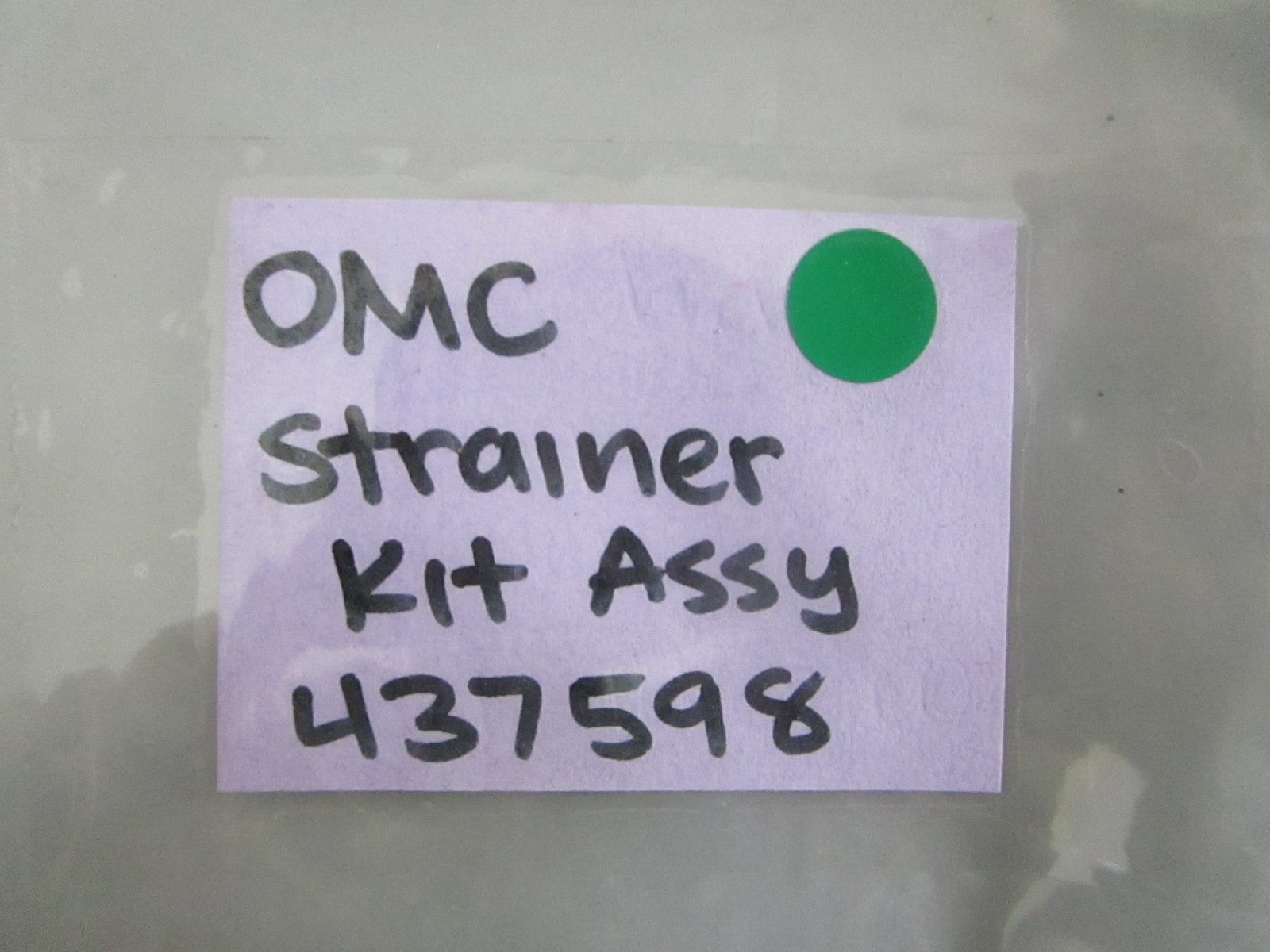NEW OEM 437598 0437598 OMC Johnson Evinrude Strainer Kit Assy 0820