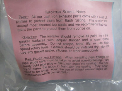 NEW 0402 Replaces: Chrysler 2600402 Sierra 18-6600 Osco Lower Elbow 0810