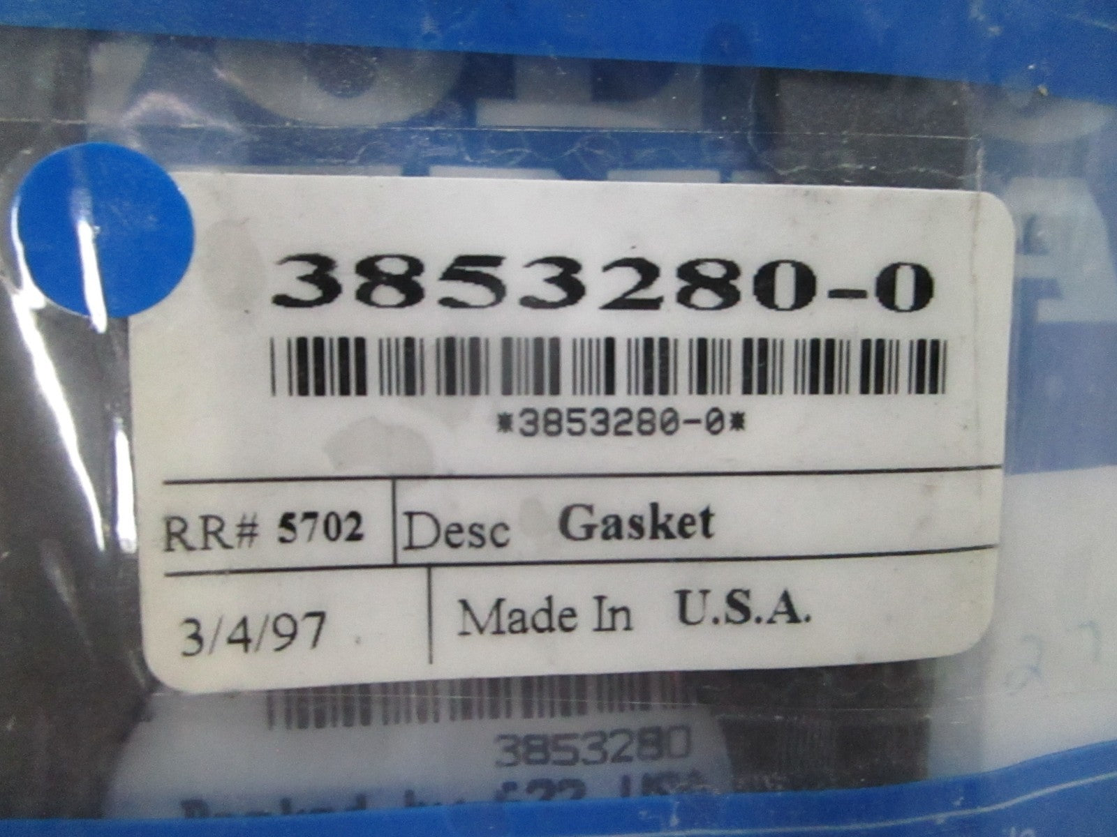*NEW OEM* (LOT OF 3) 0810 Volvo Penta Gasket 3853280-0