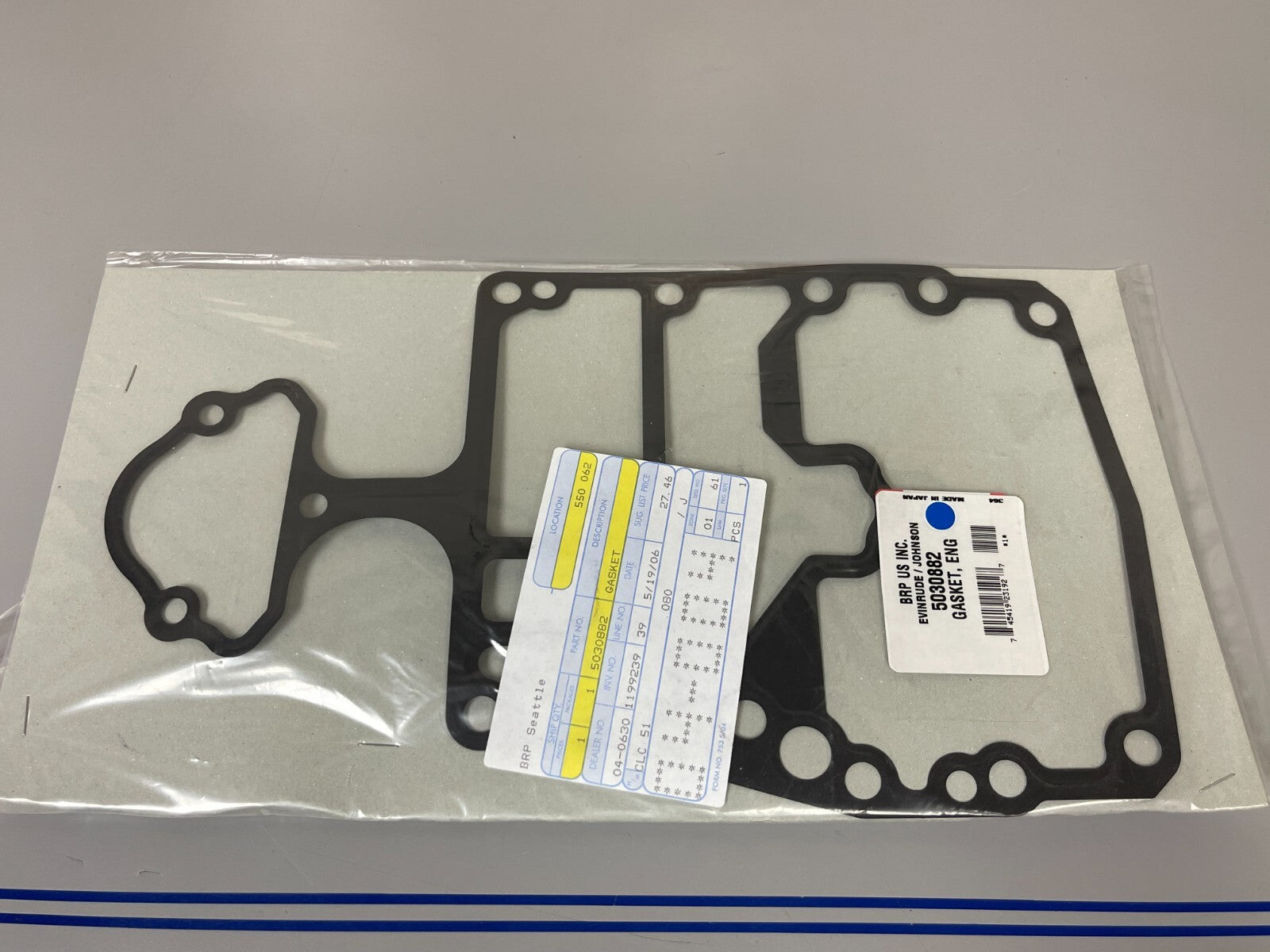 *NEW OEM* 0810 OMC Johnson Evinrude Engine Gasket 5030882