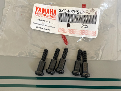 NEW OEM (LOT OF 5) 3XG-113915-00-00 Yamaha Lever Fitting Screw 0810