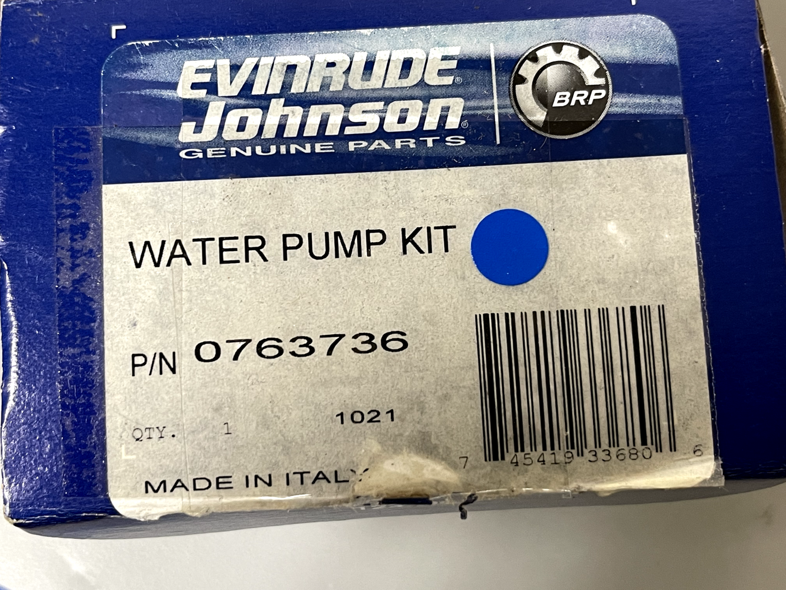 *NEW OEM* 0670 OMC Johnson Evinrude Water Pump Kit 0763736 763736