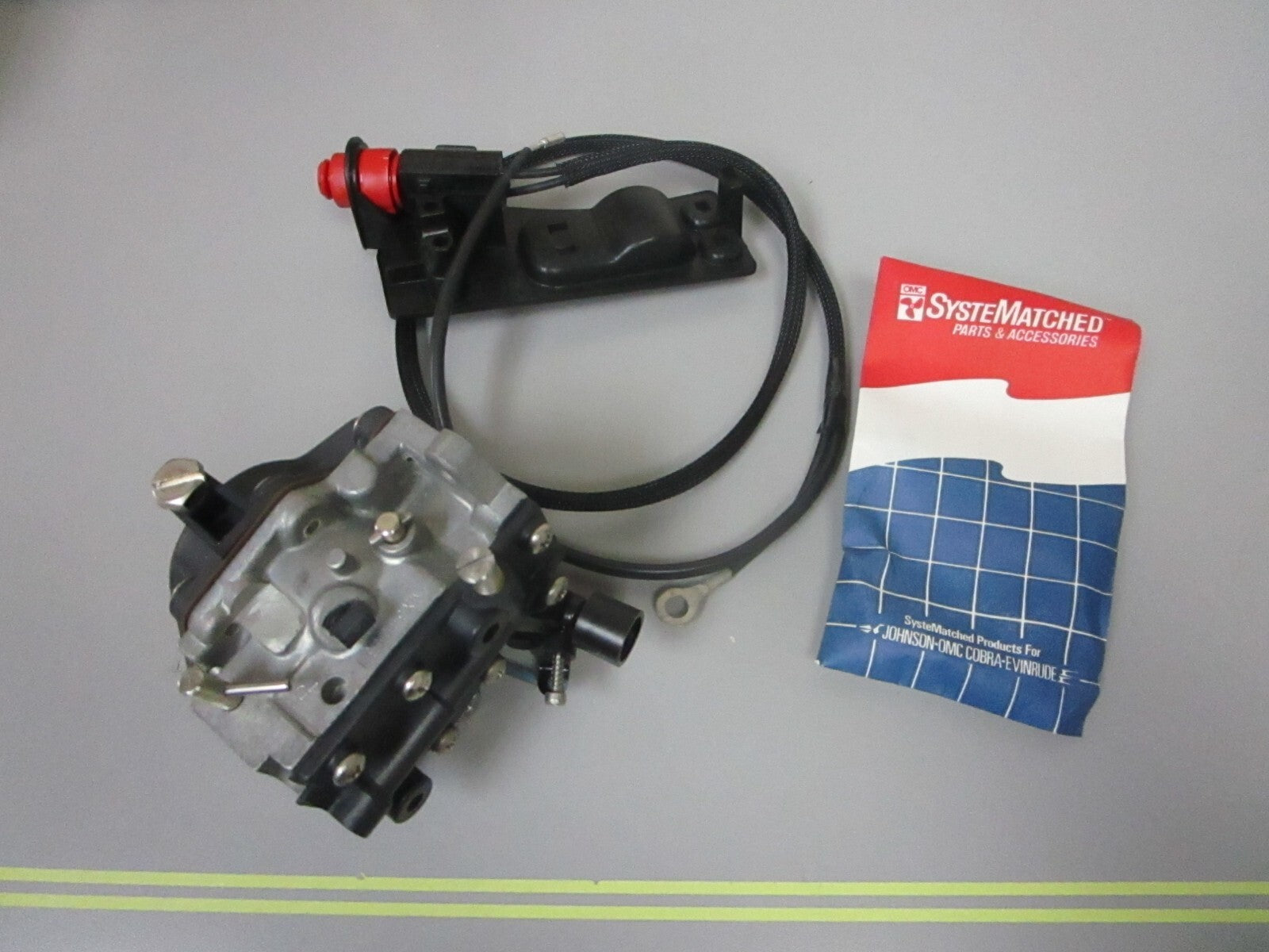 *NEW OEM* 0720 OMC Johnson Evinrude Carburetor & Switch Assembly 502107 0502107