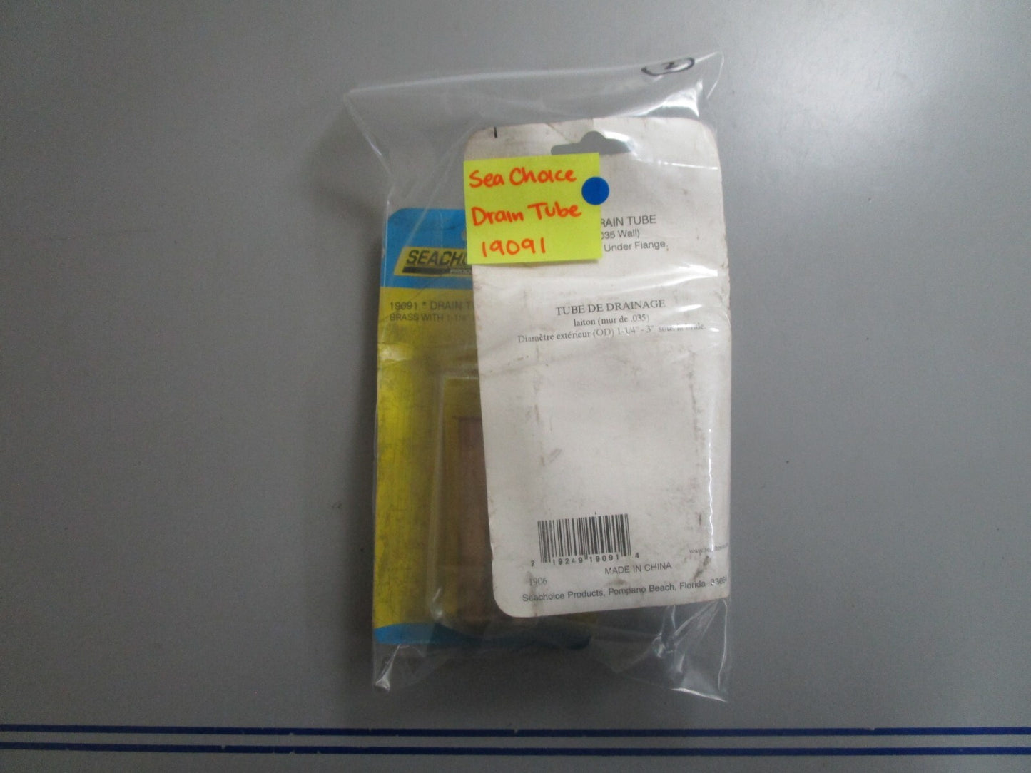 *NEW* 0810 Seachoice Drain Tube 19091