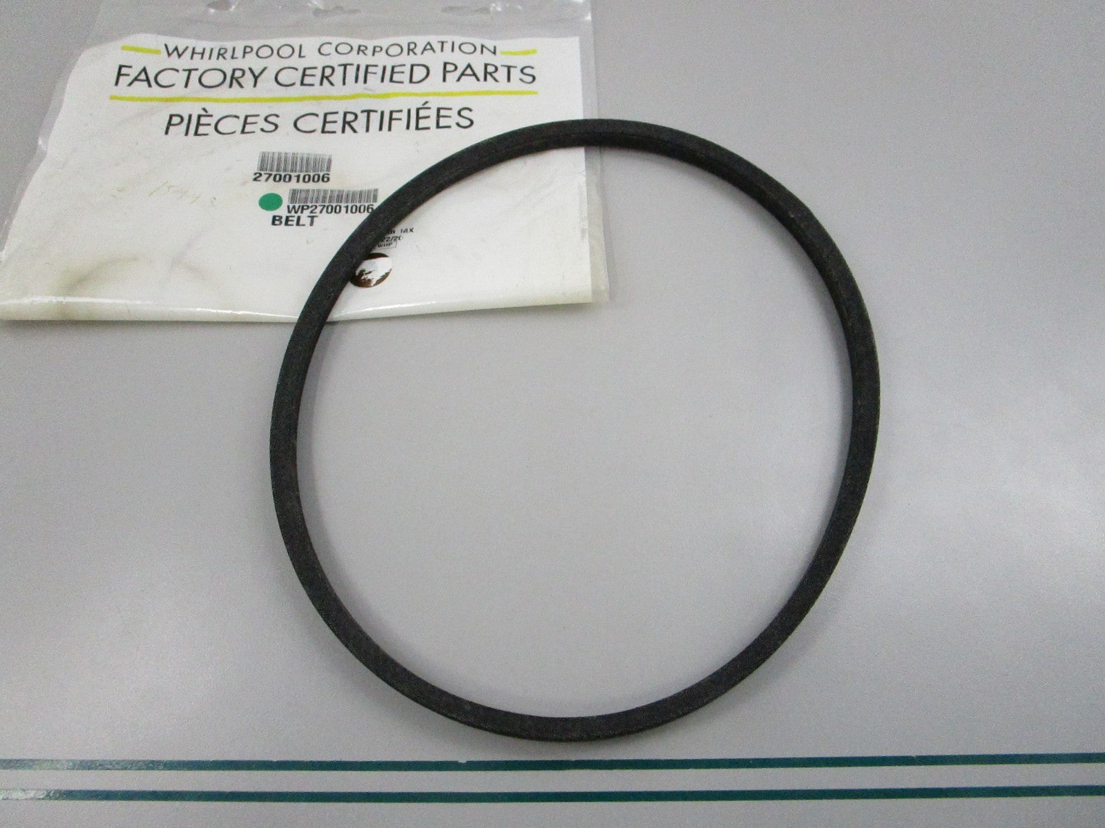 NEW OEM WPW27001006 Whirlpool Belt 0810