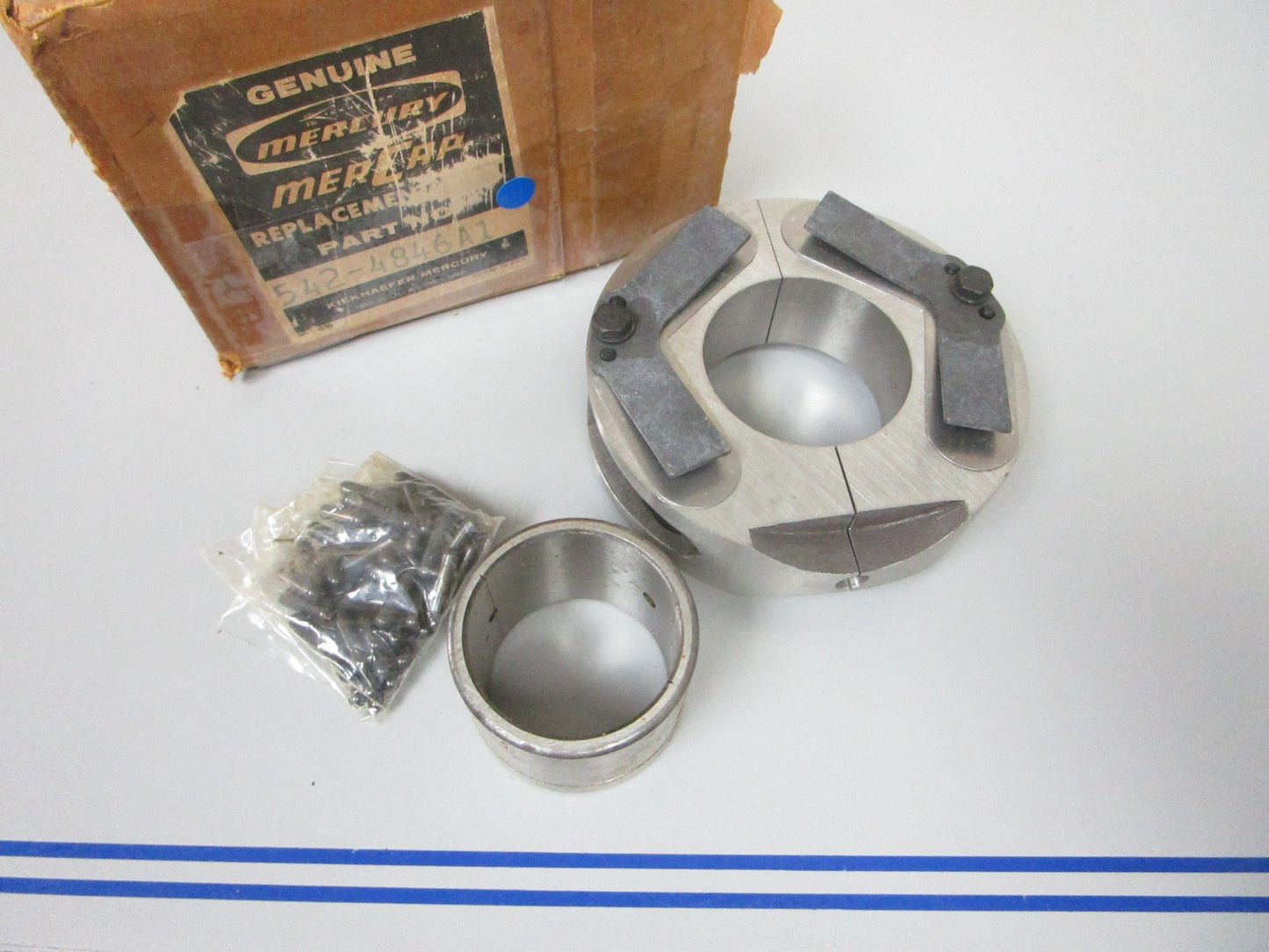NEW OEM 4846A1 Mercury Quicksilver 65hp Main Bearing Reed Cage 0720