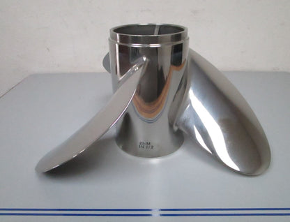 *NEW OEM* 0720 Yamaha 3 Blade Stainless Steel 14 ½ x 21 Propeller 66K-45976-B0