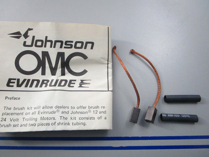 NEW OEM 582407 0582407 OMC Johnson Evinrude Brush Set Assembly 0810