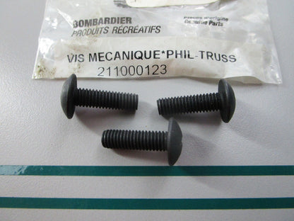 NEW OEM (LOT OF 3) 211000123 BRP Screw 0810