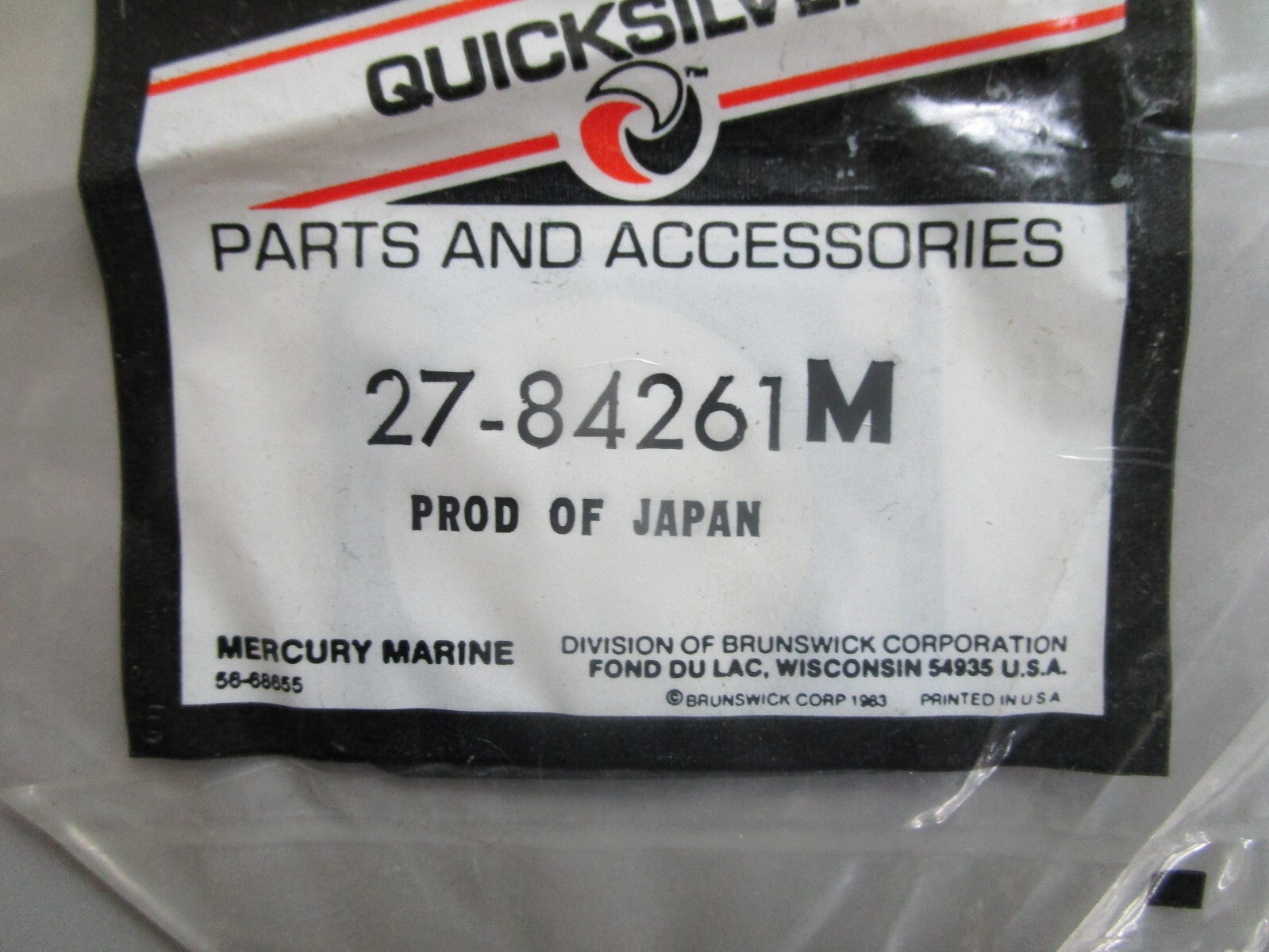 *NEW OEM* 0810 Mercury Quicksilver Gasket 27-84261M