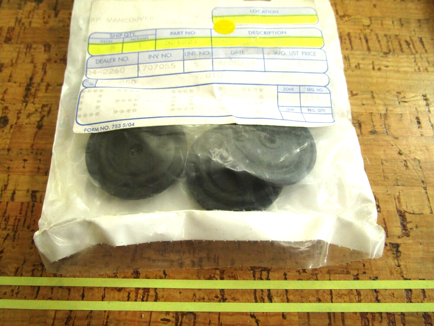 *NEW OEM* (LOT OF 5) 0750 OMC Johnson Evinrude SEAL VALVE 321221 0321221