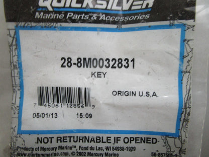 *NEW OEM* 0810 Mercury Quicksilver Key 28-8M0032831