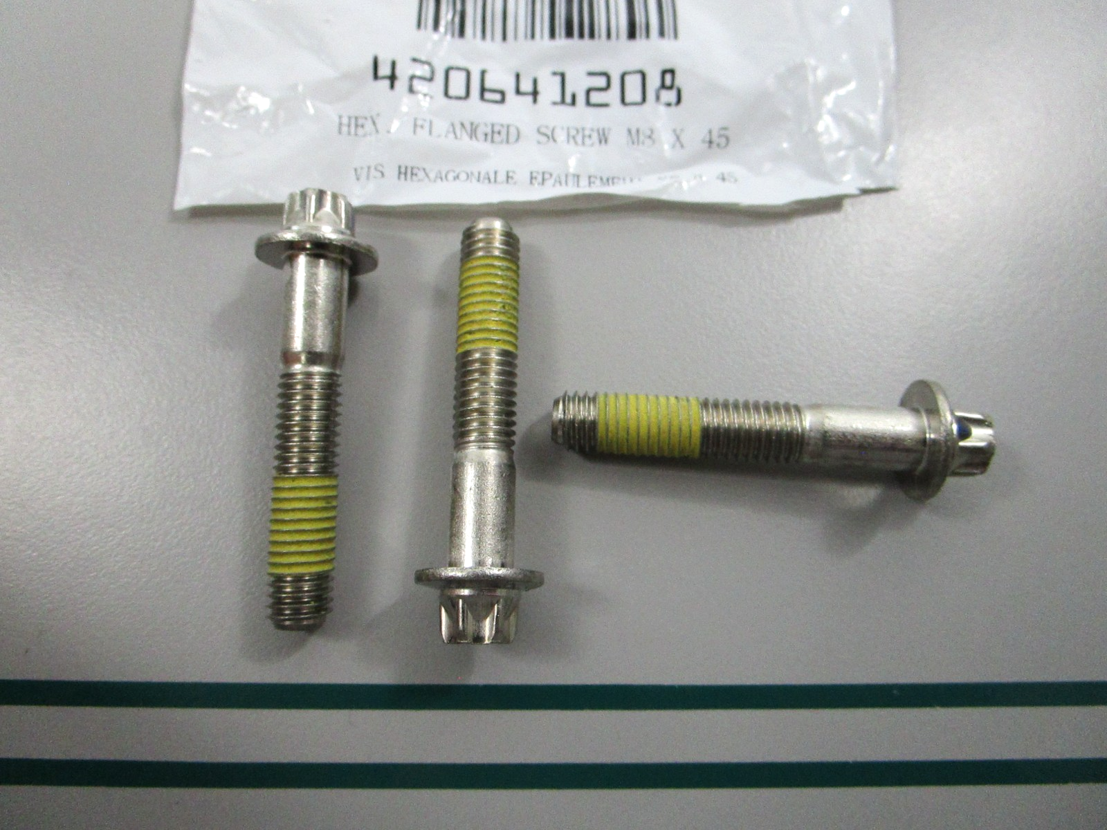 NEW OEM (LOT OF 3) 420641208 Can-Am Flange Screw 0810