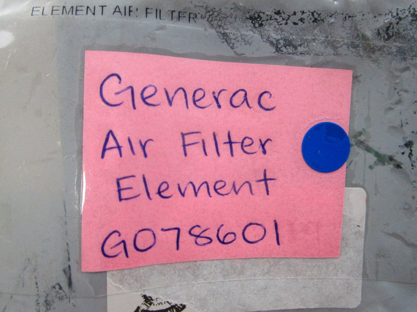 NEW OEM G078601 Air Filter Element 0810