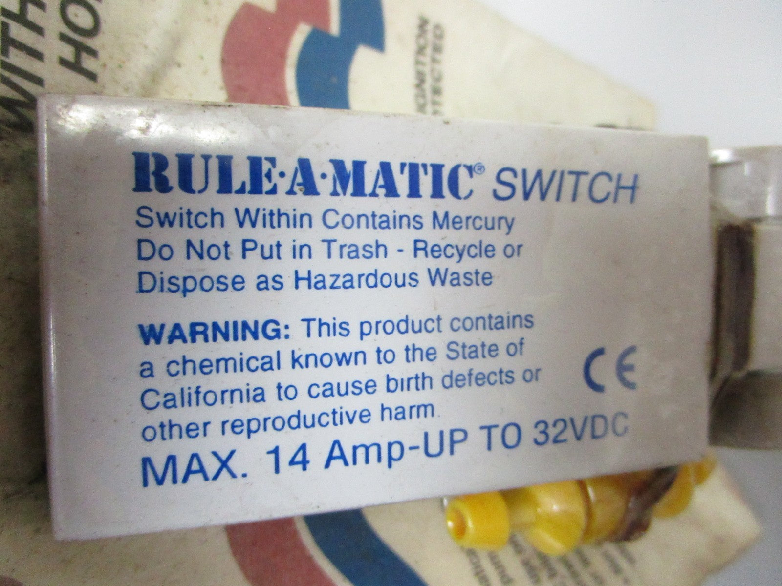 NEW OEM Rule Model 35F Automatic Switch & Fuse Holder Assembly Rule-A-Matic 0720