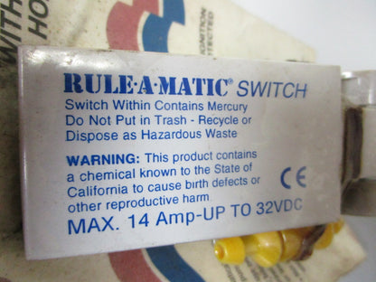 NEW OEM Rule Model 35F Automatic Switch & Fuse Holder Assembly Rule-A-Matic 0720