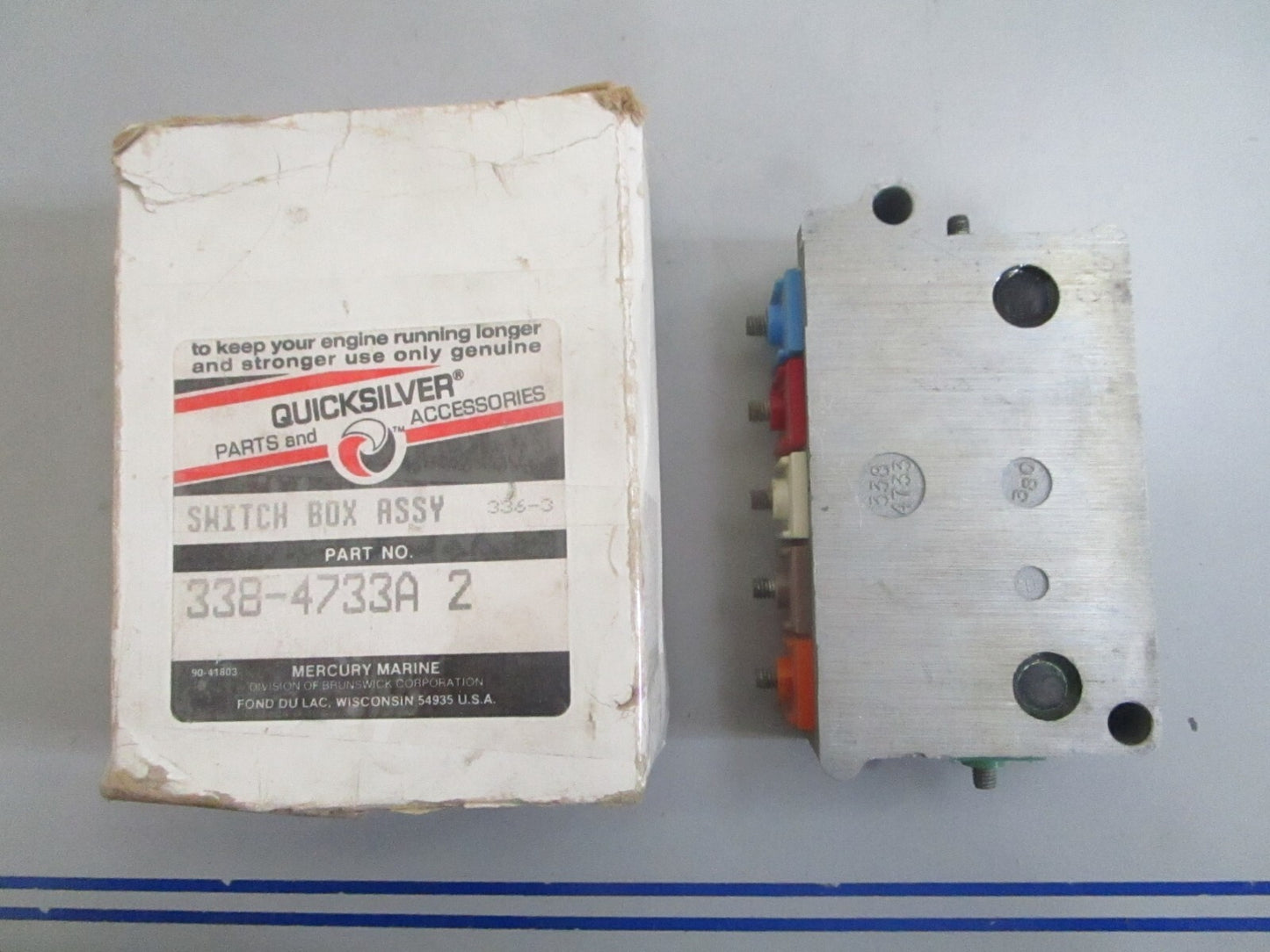 *NEW OEM* 0820 Mercury Quicksilver Switch Box Assy 338-4733A2