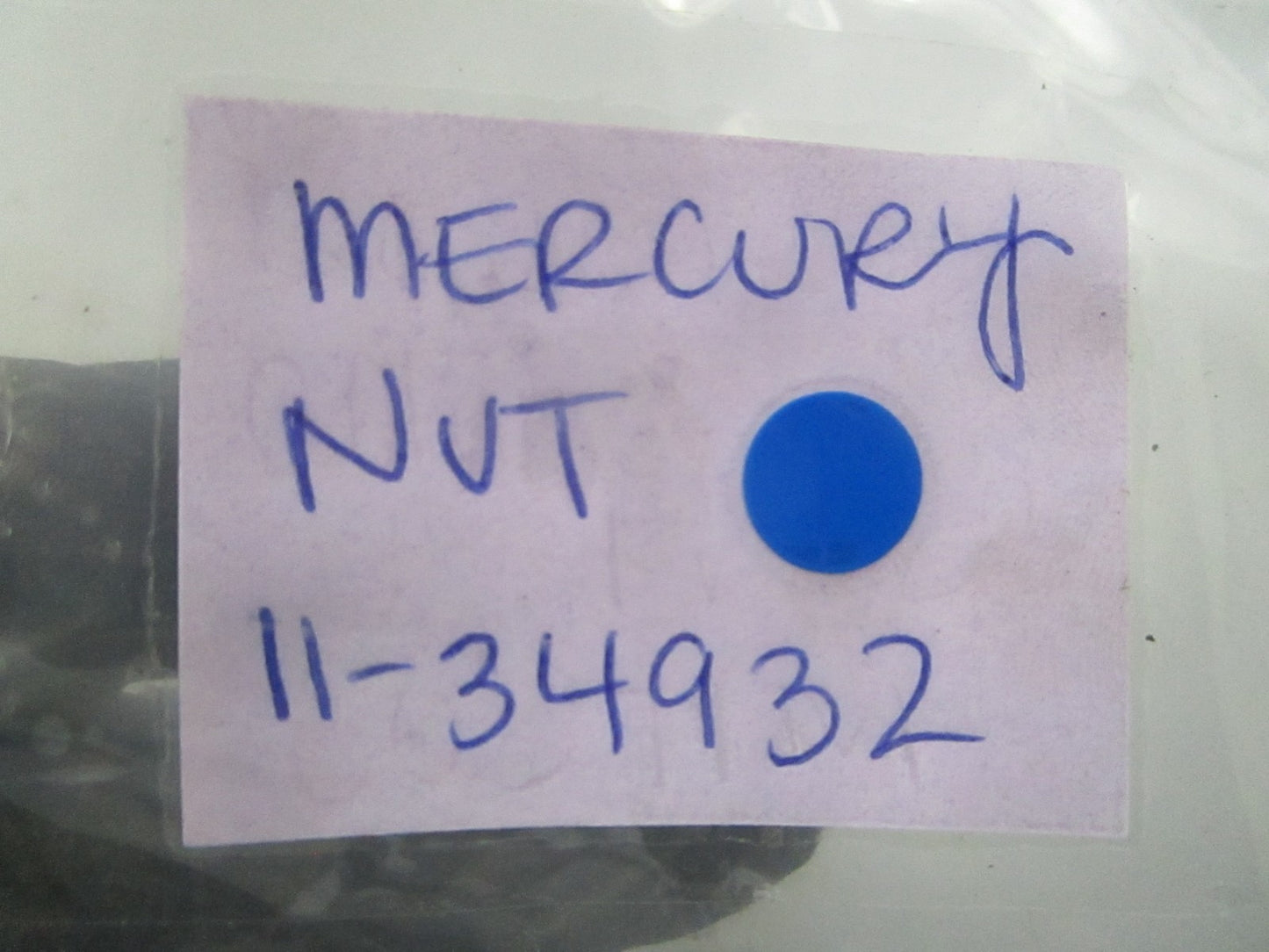 NEW OEM (LOT OF 2) 11-34932 Mercury Quicksilver Nut 0810